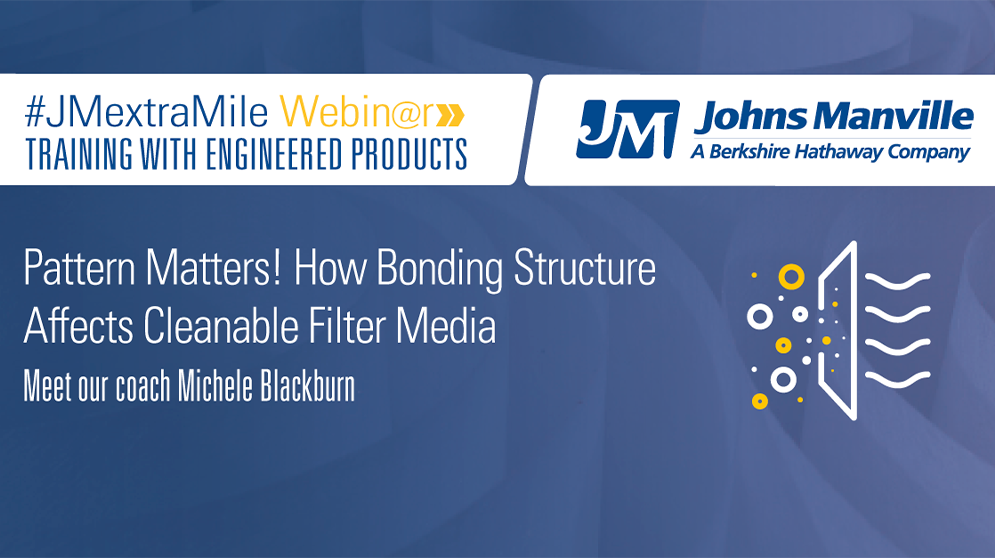 Pattern Matters! How Bonding Structure Affects Cleanable Filter Media
