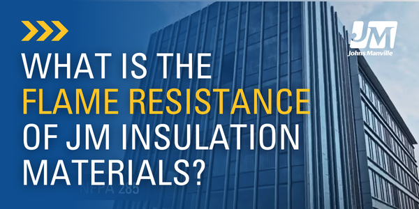 What is the Flame Resistance of JM Insulation Materials?