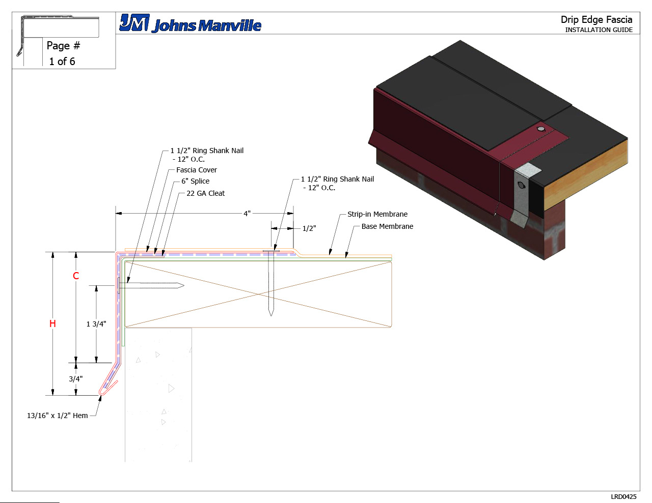 Rake Edge Fascia