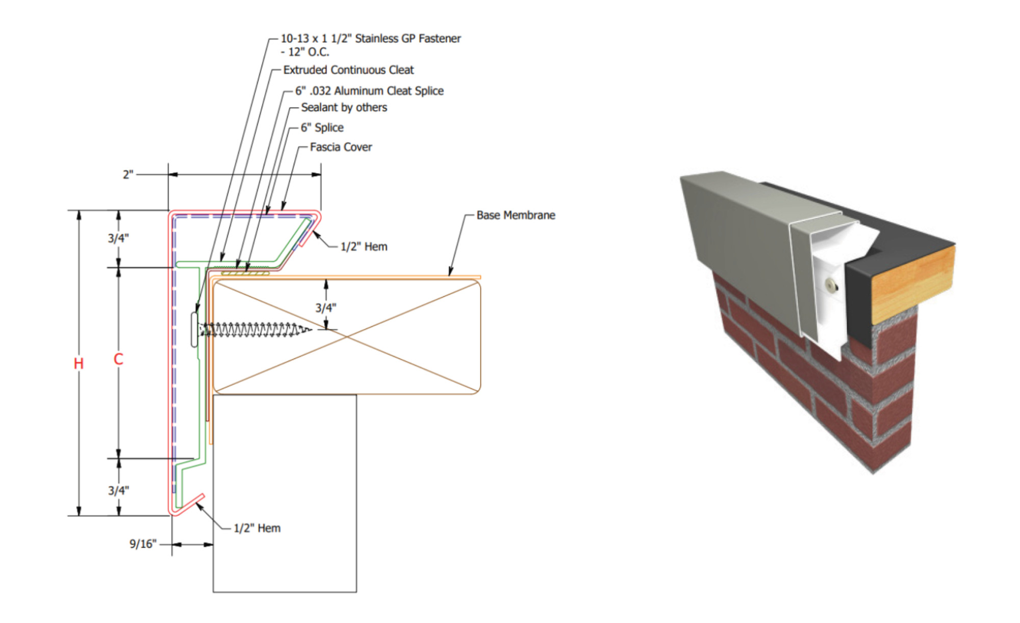 Rapid-Lok Extruded Fascia