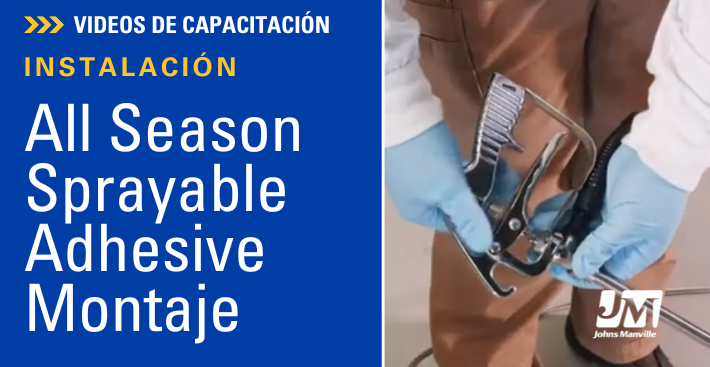 All Season Sprayable Bonding Adhesive Montaje