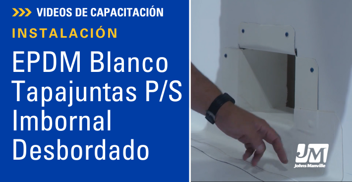 EPDM BLANCO TAPAJUNTAS P/S IMBORNAL DESBORDADO