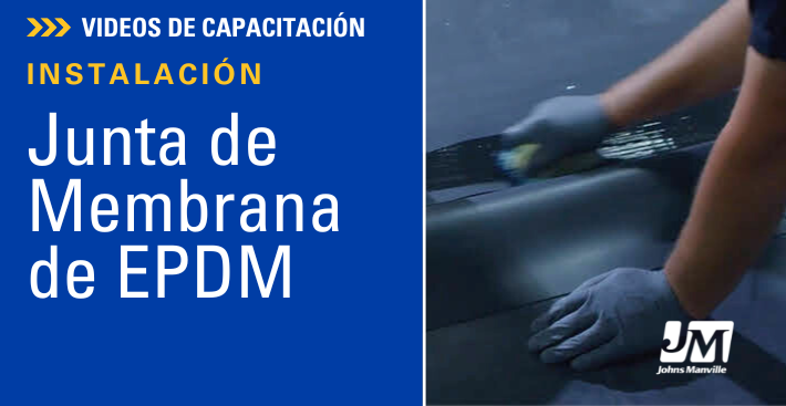 INSTALACIÓN DE JUNTA DE MEMBRANA DE EPDM