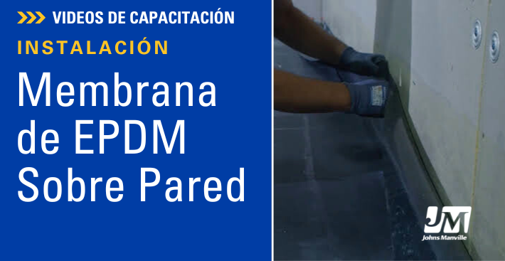 MEMBRANA DE EPDM SOBRE PARED