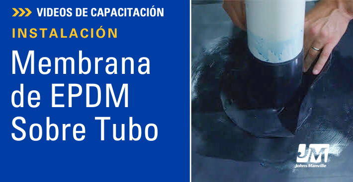 MEMBRANA DE EPDM SOBRE TUBO