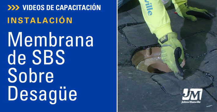 MEMBRANA DE SBS SOBRE DESAGÜE