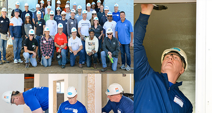 President and CEO Bob Wamboldt joins Denver-area CEOs to build a Habitat for Humanity home
