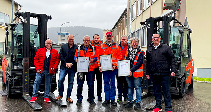 Johns Manville Employees Join German Forklift Competition