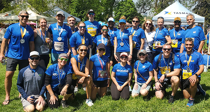 For the seventh straight year, Johns Manville won the Corporate Manufacturing division trophy at the Denver Colfax Marathon.