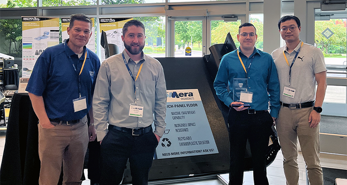 JM Team with innovative cargo box at SPE ACCE 2023