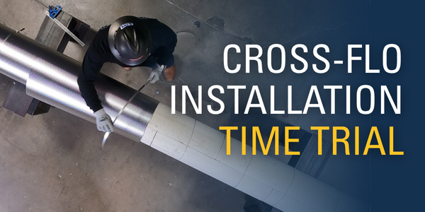 Installation Time Trial: Cross-Flo™ Jacketing vs. Smooth Aluminum Jacketing