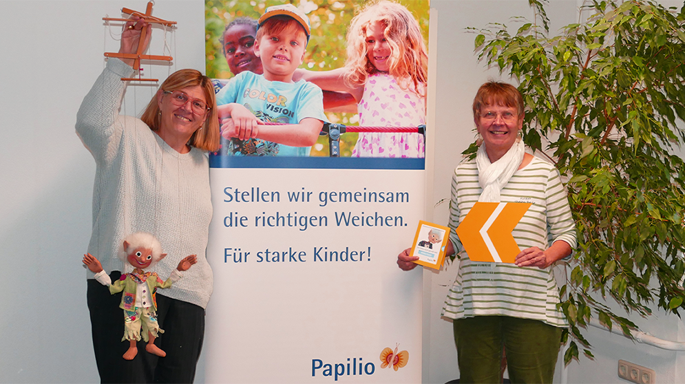 Papilio develops prevention programs for daycare centers and elementary schools throughout Germany