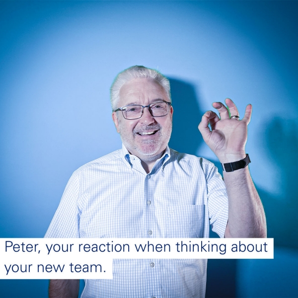 Your reaction when thinking about your new team. Your reaction when thinking about your new team.