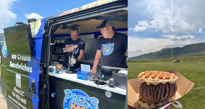 Johns Manville STARS Celebrates Volunteers with Ice Cream Sandwiches Made by Fellow Employees Ice Cream Sandwich Truck