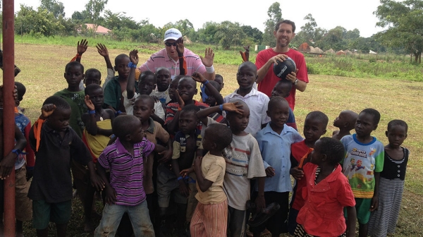 Jeff in the middle of joyful chaos Jeff in the middle of joyful chaos