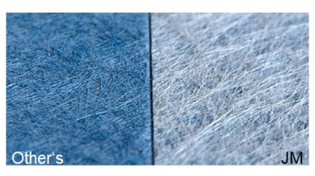 Adhesion: Others vs. JM facer Adhesion: Others vs. JM facer