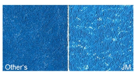 Slurry Penetration: Others vs. JM facer Slurry Penetration: Others vs. JM facer