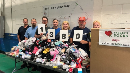 Team Waterville collecting socks for a good cause Team Waterville collecting socks for a good cause