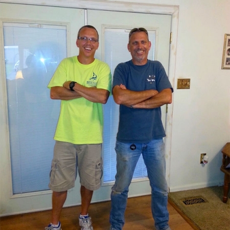 Roger and Danny, whose combined contributions reflect the teamwork behind key milestones at the plant