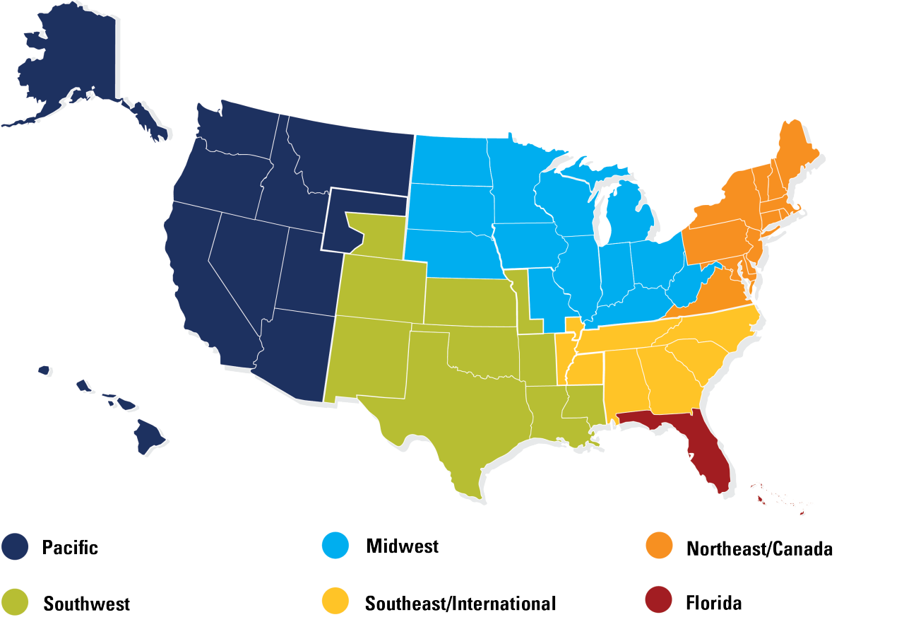 6 Region Map 2024
