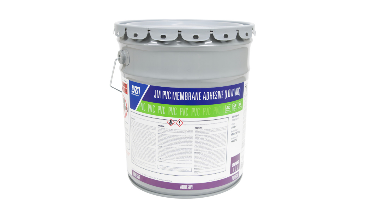JM PVC Membrane Adhesive LVOC Johns Manville