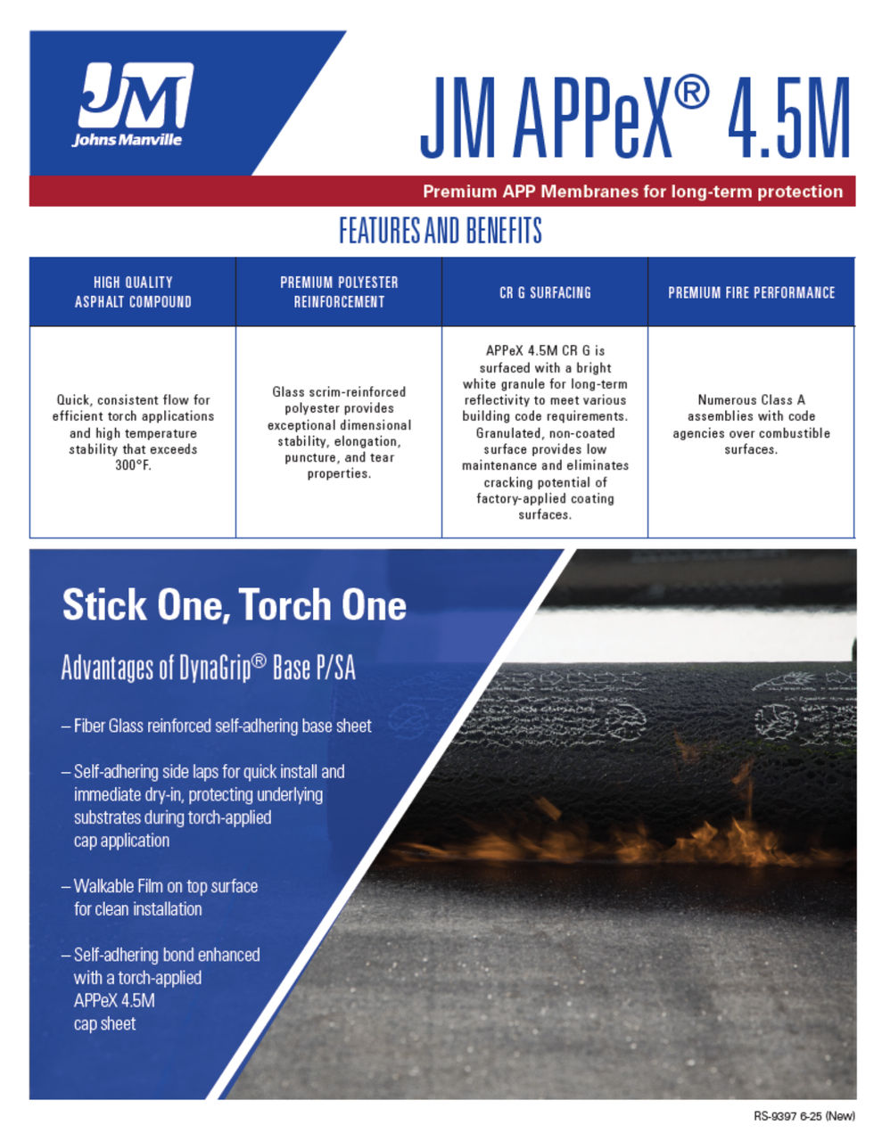 JM APPeX 4.5M Stick One, Torch One Advantages