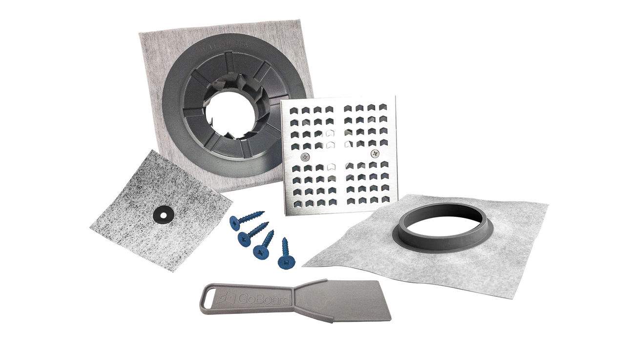 GoBoard Point Drain Johns Manville