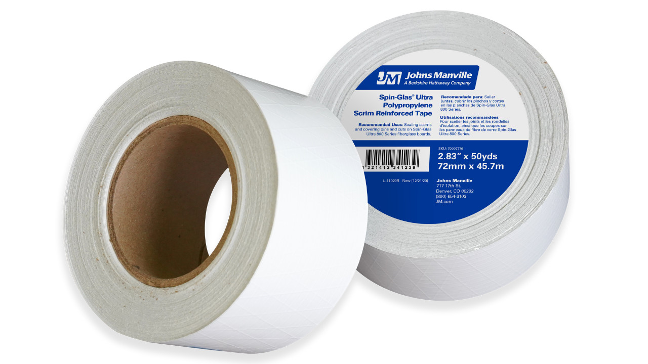 Spin-Glas Ultra Polypropylene Scrim Reinforced Tape | Johns